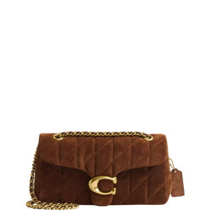 Coach Qulited Suede Tabby Shoulder Bag 26
